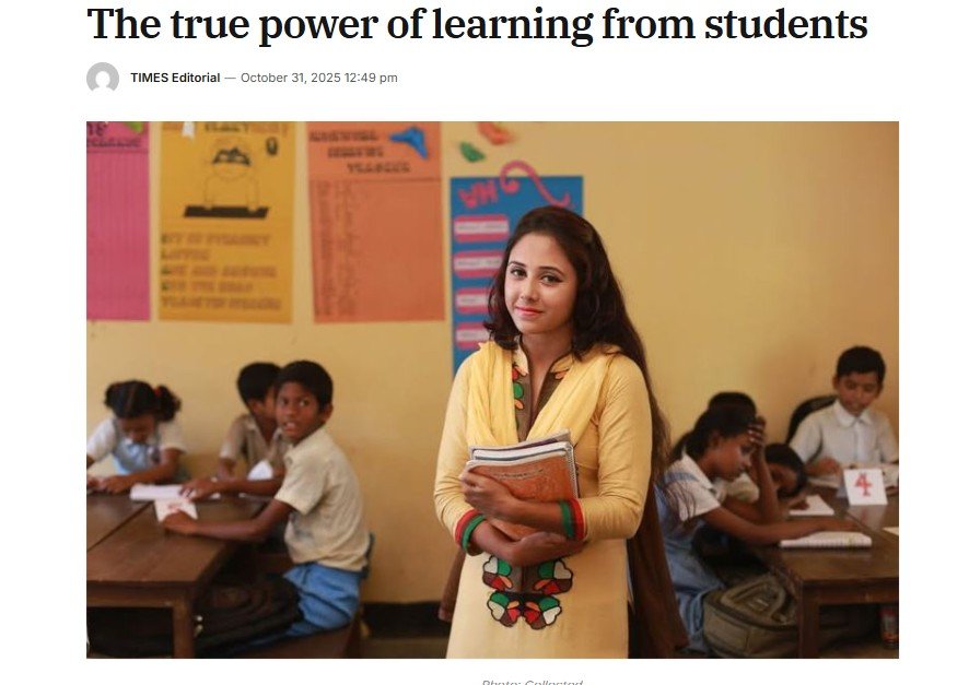 Times of bangladesh by True power of learning from students